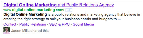 google plus serps